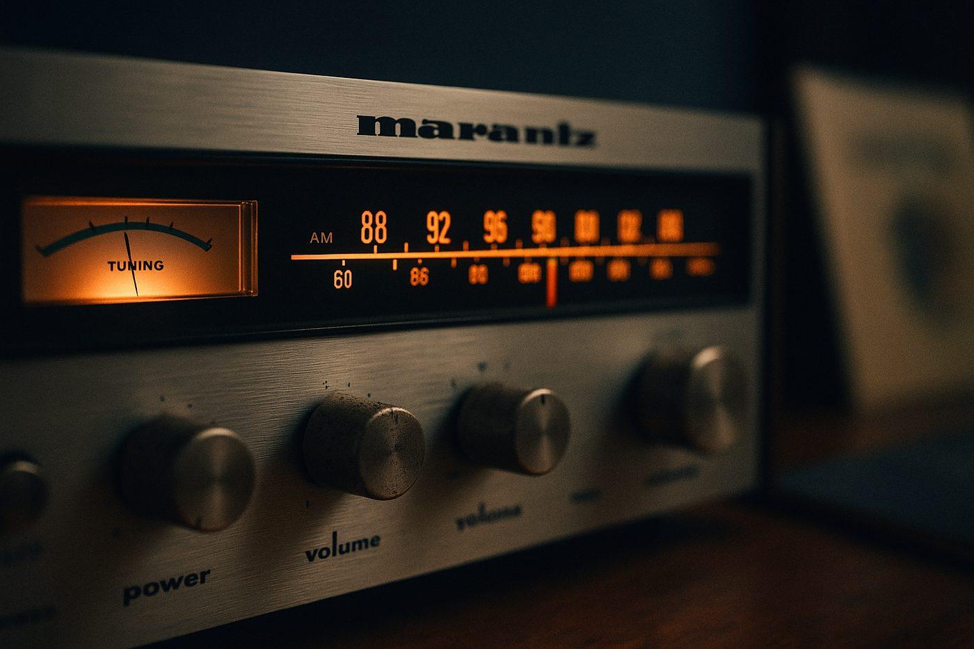 Vintage turntable on vinyl — Technology